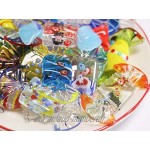 20PCS Color Glass Emulation Candy Noël Ornement de Mariage Candy.Glittering et translucide Cristal Clair Laissez-Vous l'aimer!