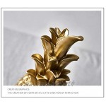 Résine ananas moderne en forme de cadeau décoration de bureau maison décoration de mariage doré petit