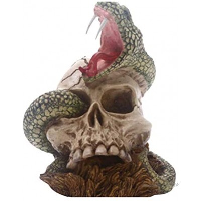 VOSAREA 1 pièce décoration d'Halloween Scarry Serpent horrible punaises pour fêtes bureau décoration en résine pour séjour sorcière.