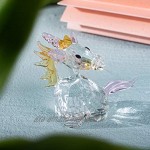 LONGWIN Figurines de licorne en cristal Décoration de maison À collectionner Pour enfants