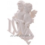Puckator CHE82 Couple d'ange Tenant Les Lettres Love Résine Blanc 11,5 x 4 x 9,5 cm