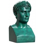 Reproduction Statue Napoleon par Lorenzo Bartoli Coloris Bronze Vert 14,5 7,5 5,6 cm