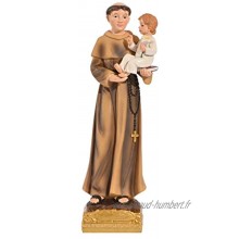 S-TROUBLE Saint-père avec Saint Fils Statue Sculpture Saint Antoine Statue Enfant jésus Figurine décorative