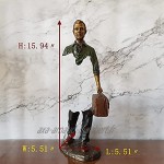 43 cm hauteur artiste création bronze voyageur sculpture décoration de table artiste décoration de voyage