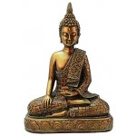 Bouddha Figure Thaï Bouddha Statue Decofigur Zen Buddha Rétro Assis Sculpture Sculpture Ornements Intérieur Accueil Décoration De Maison,d'or