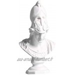 Fenteer La Mythologie Grecque Figurine Plâtre Buste Statue Décoration de La Maison Célèbre Sculpture de Plâtre Portraits de Bureau Ornement Collection Athena