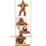 XXIXXV Grande Taille 40 cm Statue Sculpture Gorille Singe créatif décor à la Maison Salon Bureau décoration Bureau décoratif résine Cadeau Rouge