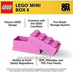 4EverSpiel 4012 Mini Boîte Lego 8-brique en rose Polypropylène 45x35x25 cm