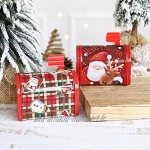 Almabbg Boîte aux lettres en fer forgé avec motif Père Noël décoration festive pour enfants