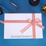 Blanc Boîtes Cadeaux Vide avec Couvercles pour Mariage Anniversaire Noël 35,5 x 24 x 11cm Fermeture Magnétique Gaufrage Brillant Boite Carton Cadeau Décorative Boîte de Présent