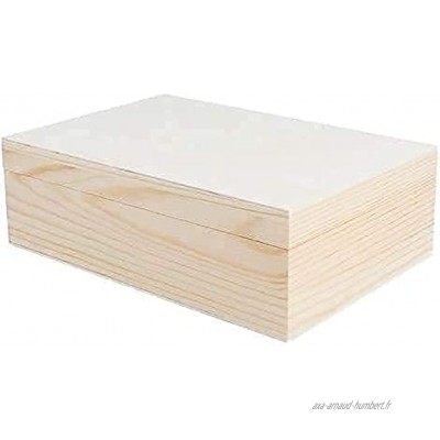 Boîte en bois de 29 x 21 x 7 cm.