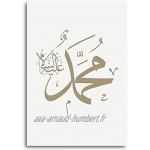 Affiche Islamique Arabe Nordique Chaud Affiche En Toile Tableau Islamique Et Allah Nom Calligraphie Peintures IntéRieur Chambre Decoration à La Maison 40x60cmx3 Pas De Cadre G18