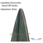 HXA DECO Planche de Surf Décorative,Multi Choix,Décoration Murale,Impression sur Alu Dibond Planche Deco Surf Masque Tiki 146x42 cm