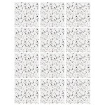 | Autocollants Stickers Carrelage | Planche de 12 Stickers Carrelage Carreaux de Ciment Modèle TERRAZZO Dimensions d'un Carreau : 20 x 20 cm Salle de Bains Crédence Meubles ...