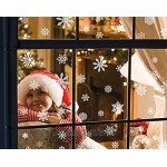248 Pièces 6 Feuilles Autocollants Fenêtre de Flocons de Neige de Noël Décorations de Noël Autocollants de Fenêtre de Noël Sticker de Noël Stickers Fenêtre