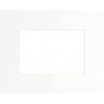 Brio Passe-Partout Blanc cassé 40x50 cm Ouverture 30x40 cm en Carton fabriqué en France