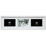 Deknudt Frames S66KC6 Cadre Photo pour 3 Photos Horizontal Blanc 15 x 20 cm