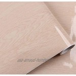 xiaoshun Wall Stickers Grain de Bois Papier Peint Autocollant Chambre Armoire Bureau Porte Autocollants Meubles rénovation Papier Peint-0,61 * 5M YT 607 Allumette Cerise