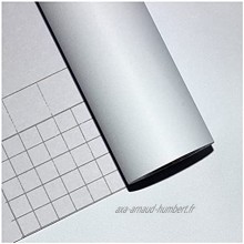 ZSFBIAO Papier Adhesif adhésif Meubles Autocollant étanche Papier Peint en PVC pour Armoire de Cuisine Stickers Muraux Étanche Décor Table Placard Size:100CM*5M,Color:Blanc givré