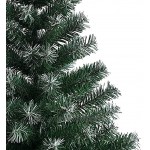 BlueSkyHome UK Sapin de Noël artificiel 1,8 m pour décoration intérieure et extérieure Assemblage facile Sapin automatique blanc et vert