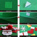MILIER Arbre de Noël DIY Feutre Arbre De Noël Décoration Intérieure Sapin De Noël Écologique 3D Cadeaux De Noël pour Enfants