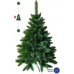 Sapin de Noël artificiel 120 cm Branches denses Facile à monter Fabriqué en UE Arbre de Noël authentique avec support en métal Sapin nordique exclusif de Pure Living