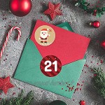 Autocollant De Numéro Calendrier De l'Avent 11 Feuilles Boutons De Calendrier Noël Bricolage Autocollant Chiffres Calendrier l'Avent Stickers Chiffres Noël Calendrier De l'Avent Diy Pour l'Artisanat