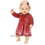 BABY born Zapf Creation 828472 Calendrier de l'Avent avec 24 Surprises vêtements et Accessoires pour bébé Born Accessoires pour poupée 43 cm
