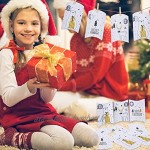 FORMIZON 24 Calendrier de l Avent DIY Calendrier de l'Avent Boites Cadeau Noël 24 Noel Calendrier Sacs en Papier avec Autocollants