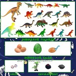 KITEOAGE Calendrier de L'Avent 2021 Dinosaure Jouet avec 24 Jours Surprises de Calendrier De L'avent Enfant Cadeaux pour Enfants Garçons