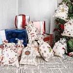 Tonsooze Calendrier de l'Avent Sac Cadeau De Noël Sac en Tissu de Calendrier de l'avent Remplissable 24 Pochettes Sacs à Cordon Calendrier De l'Avent 2020 pour DIY Décoration Noël