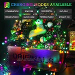 1000 LED Guirlande Lumineuse 100m Multicolore 8 modes Éclairage Intérieur Extérieur Quntis Décoration Lumineuse Noël pour Sapin Noël Terrasse Mariage Nouvel An