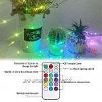 Tencoz Guirlandes Lumineuses 10M 100 LED USB Guirlandes Lumineuses Étanches d'Extérieur et Intérieur Lumières LED Colorées Fairy Lights pour Sapin Noël Chambre Mariage Fête