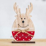 décoration de Noël en Bois de Noël Elk Enfant Cadeau de Bureau Décoration Color : A Size : 9 * 16cm