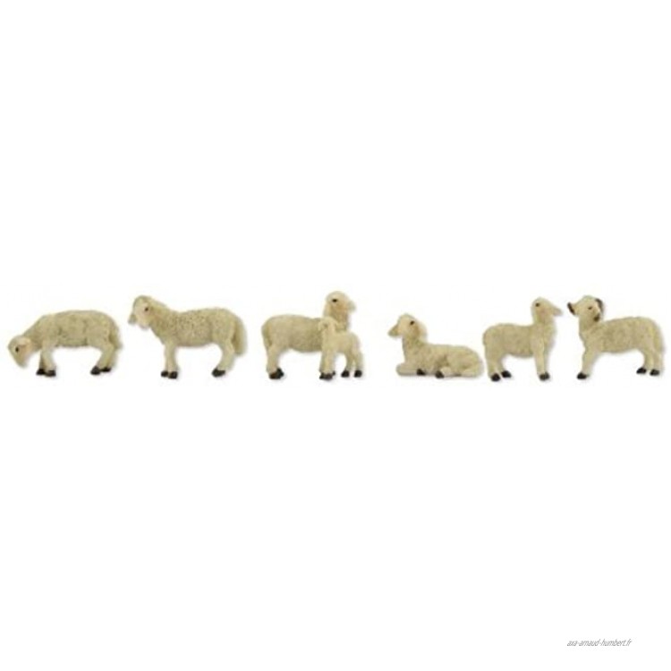 Mouton 6pcs Set pour 7-9cm Figurines Hauteur Env. 4,1 CM