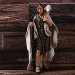 Colcolo 12x Main-Peint Les Santons Crèche de Noël Figurine Décor À La Maison