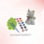 Healifty kit de Peinture Banque Licorne Peindre Votre Propre Licorne Partie Licorne Tirelire Tirelire favorise des Cadeaux