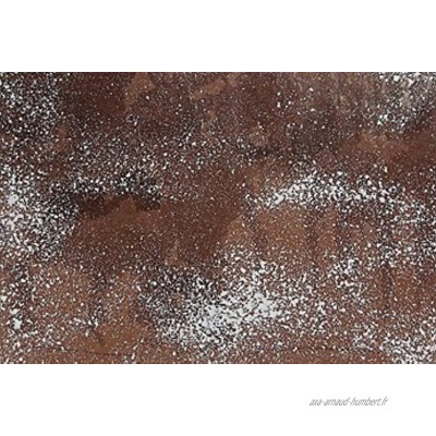 Papier marron crèche avec neige 5 pièces 70 x 100 cm