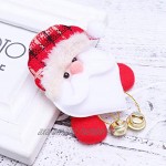 TOYANDONA Conduit Allumer des épingles de père Noël de Noël avec des Cloches Jingle Mignons épingles de Revers en émail Cadeaux de fête de noël
