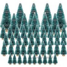 3,5 4,5 6,5 8,5 cm 50 mini sapin de Noël artificiel table sapin de Noël petit sapin avec effet neige vert Décoration de Noël Décoration de table bricolage vitrine