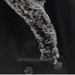 LEXUPE Robe de Soirée Vintage Steampunk Rétro Robe Hiver Pas Cher Manteau Capuche Polaire Patchwork Manches Longues