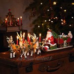 Villeroy & Boch Christmas Toys Memory Boîte à musique Traîneau du père Noël Porcelaine Multicolore