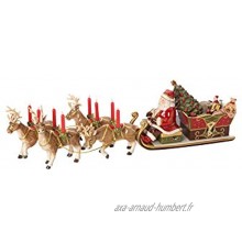 Villeroy & Boch Christmas Toys Memory Boîte à musique "Traîneau du père Noël" Porcelaine Multicolore