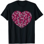 Ruban Coeur Cadeau de sensibilisation au cancer du sein T-Shirt