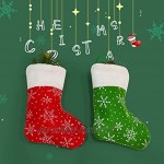Takefuns Lot de 12 petites chaussettes de Noël à suspendre au mur pour sapin de Noël