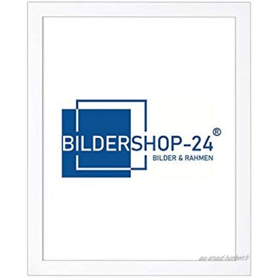 Bildershop-24 Cadre Photo Monza 21 x 29,7 cm DIN A4 Blanc Mat