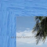 Cadre Photo sur Mesure 61x61 cm ou 61 x 61 cm Cadres Bleu Ciel 3 cm de Largeur