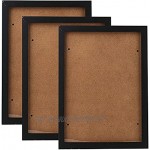 Tebery Lot de 3 cadres photo en bois A4 29,7 x 21 cm pour certificat photo de licence