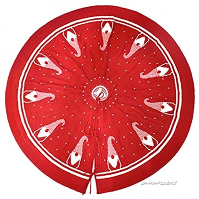 SH-RuiDu Jupe de sapin de Noël 122 cm motif nains imprimés pour décoration de maison ou de vacances