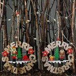 RetroFun Décoration de Noël en bois avec pendentif en forme de casse-noisette